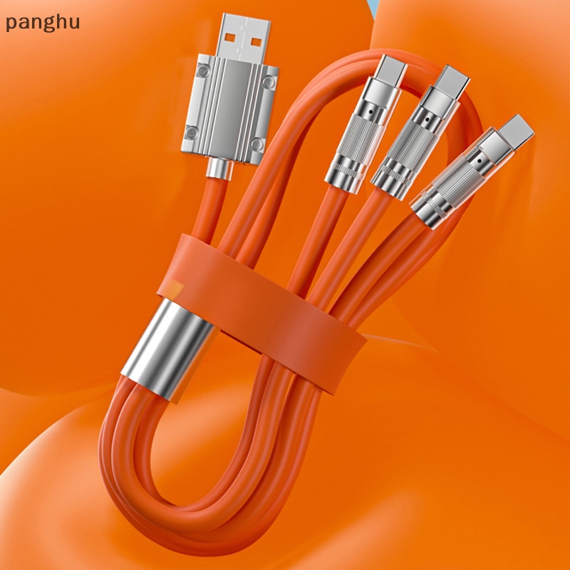 Dây Cáp Sạc micro usb / type-c 100 / 120w 3 Trong 1 120cm Chuyên Dụng Cho xiaomi huawei samsung