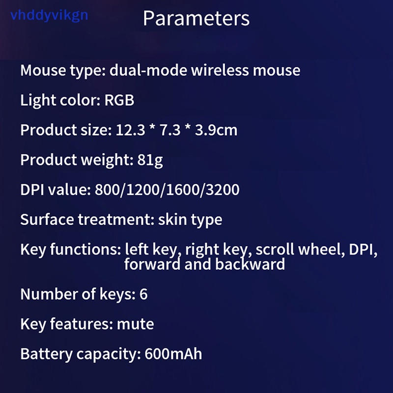 Chuột Quang Không Dây vhdd g301 2.4g Dùng Để Chơi Game vn
