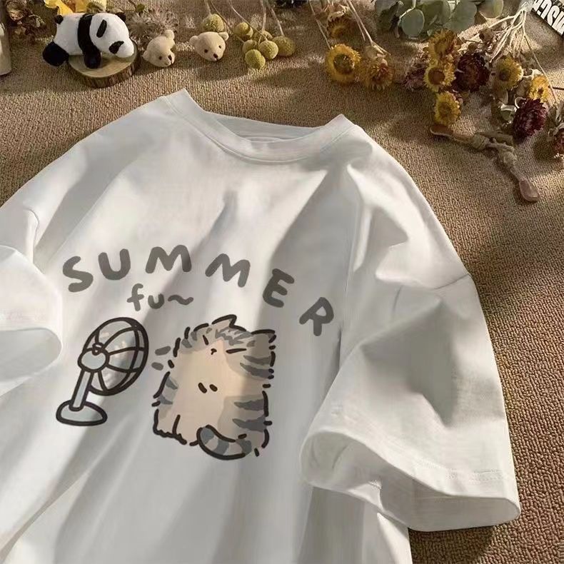 Áo Thun cotton Ngắn Tay Phong Cách Đường Phố Mỹ Thời Trang Mùa Hè Cho Nam