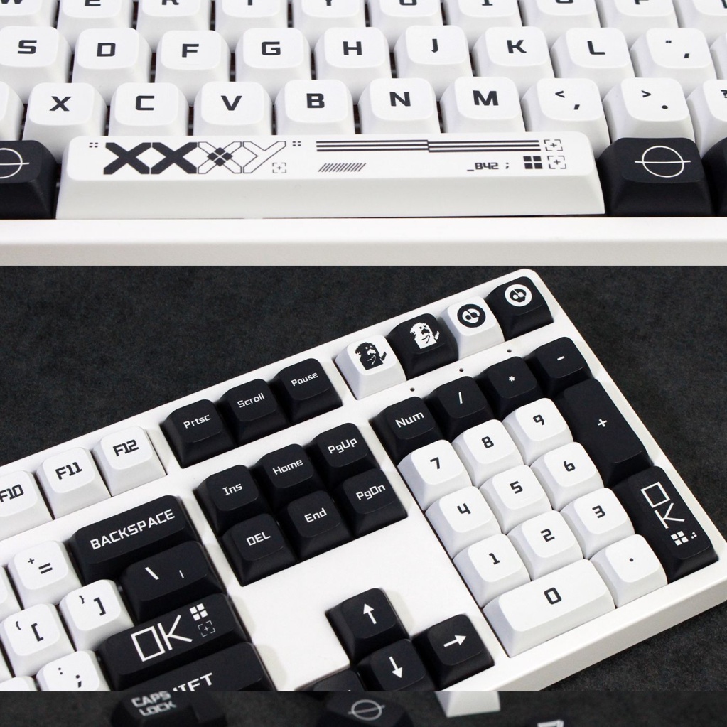 Bộ keycap in CSGO, thăng hoa PBT, XDA9.5mm, 132 phím, thích hợp cho bàn phím trục vệ tinh