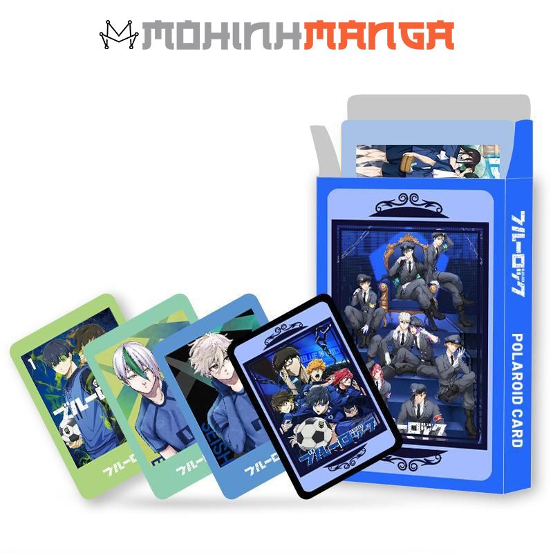 Lomo card hộp 30 thẻ Blue Lock Isagi Yoichi Hyoma Chigiri Meguru Bachira Kenyu Yukimiya Tabito