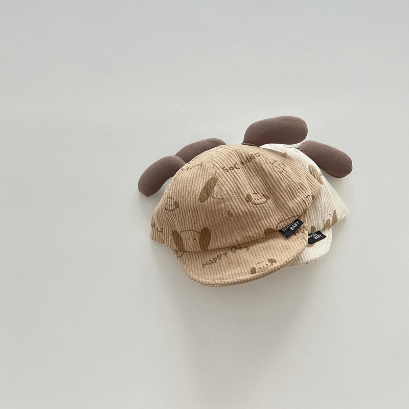 Nón bucket Chất Liệu Vải Nhung Họa Tiết Hoạt Hình Chống Nắng Ngoài Trời Cho Bé