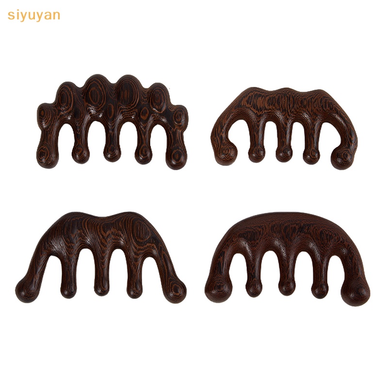 Siyuyan meridian Lược Chải Tóc Mát Xa Da Đầu Cầm Tay Răng Thưa Tiện Dụng vn