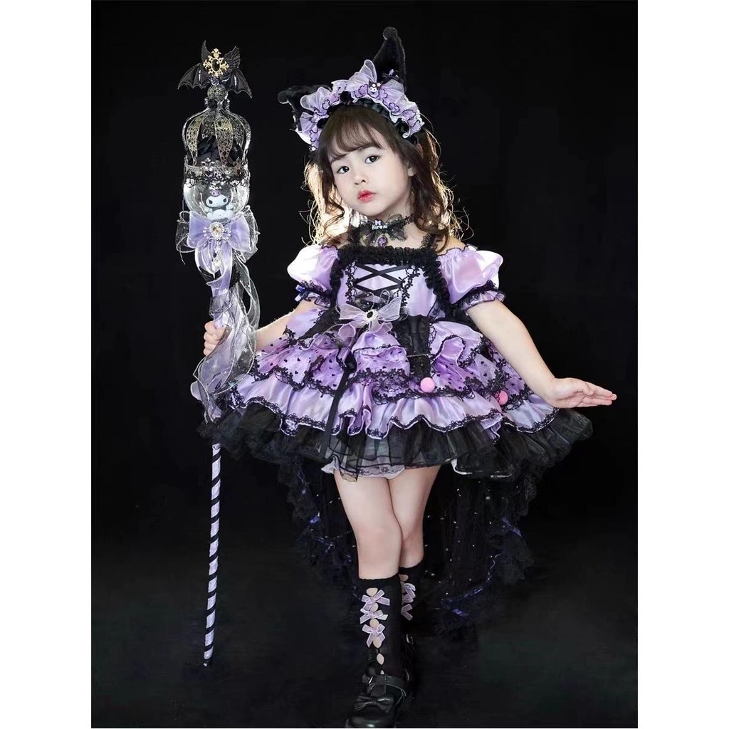 Đầm Công Chúa Phong Cách Thời Trang lolita Dễ Thương Xinh Xắn Dành Cho Bé Gái