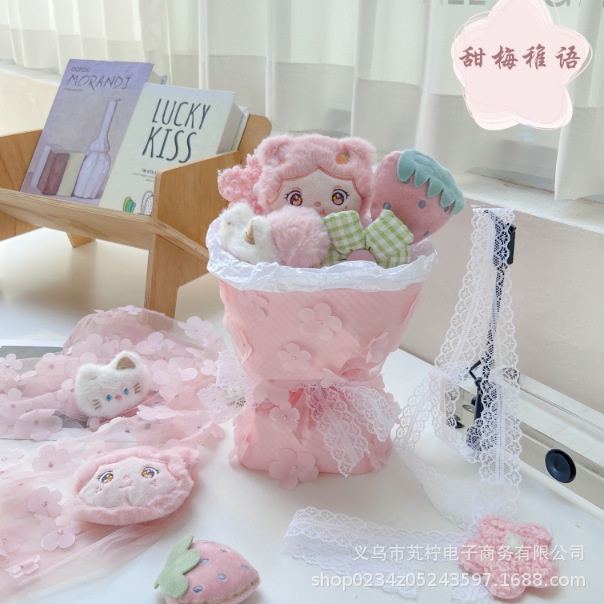 Bó Hoa Gấu Bông Thủ Công Sáng Tạo