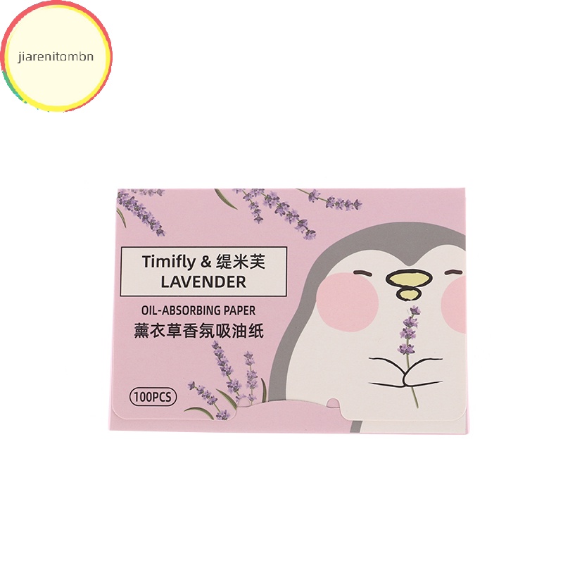 Set 100 Giấy Thấm Dầu Làm Sạch Da Mặt jiarenitombn