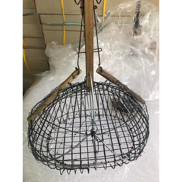 Lồng sắt bẫy sắt chim chào mào và vành khuyên chất liệu sắt cứng cáp siêu nhạy bén và an toàn