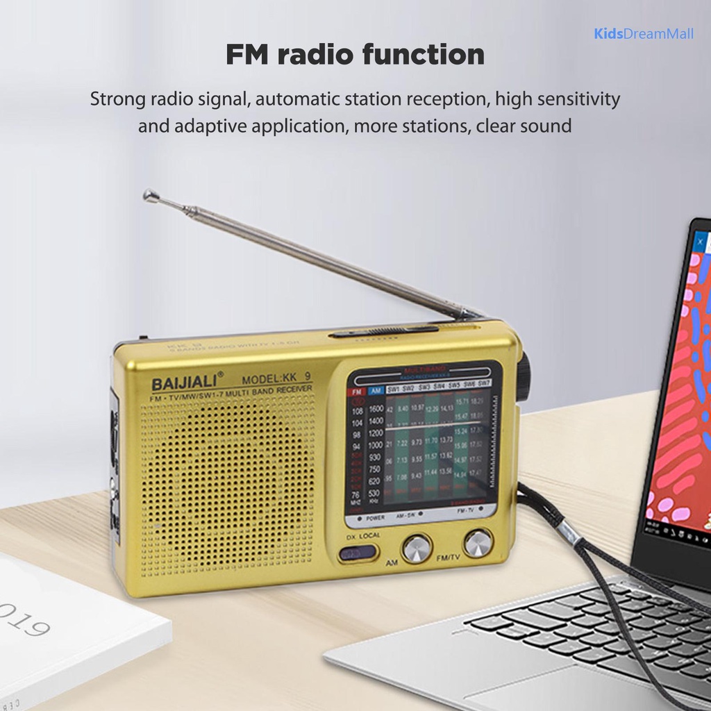 Đài radio mini Cầm Tay Phong Cách retro