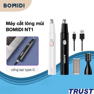 Máy cắt lông mũi BOMIDI NT1, Máy tỉa lông mũi, Cổng sạc type-C ,Tỉa Sạch Lông Mũi