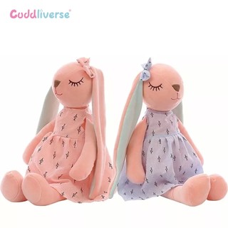 Thỏ nhồi bông màu hồng dễ thương kích thước 35cm