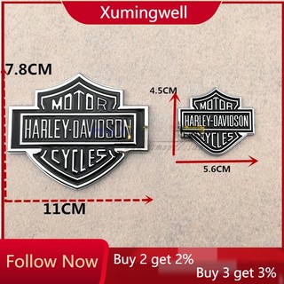 Đề Can Nhôm Dán Trang Trí Thân Xe Mô Tô harley davidson ha