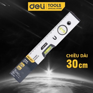 Thước Thủy Deli Chính Hãng - Độ Chính Xác Tuyệt Đối Thuận Tiện Cho Việc Đo Lường, Vỏ Hợp Kim Nhôm Siêu Bền