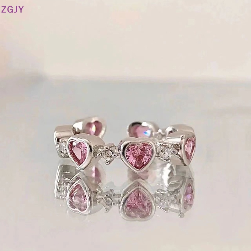 Terokk Nhẫn Hở Hình Trái Tim Phong Cách gothic Thời Trang Cho Nữ Mới