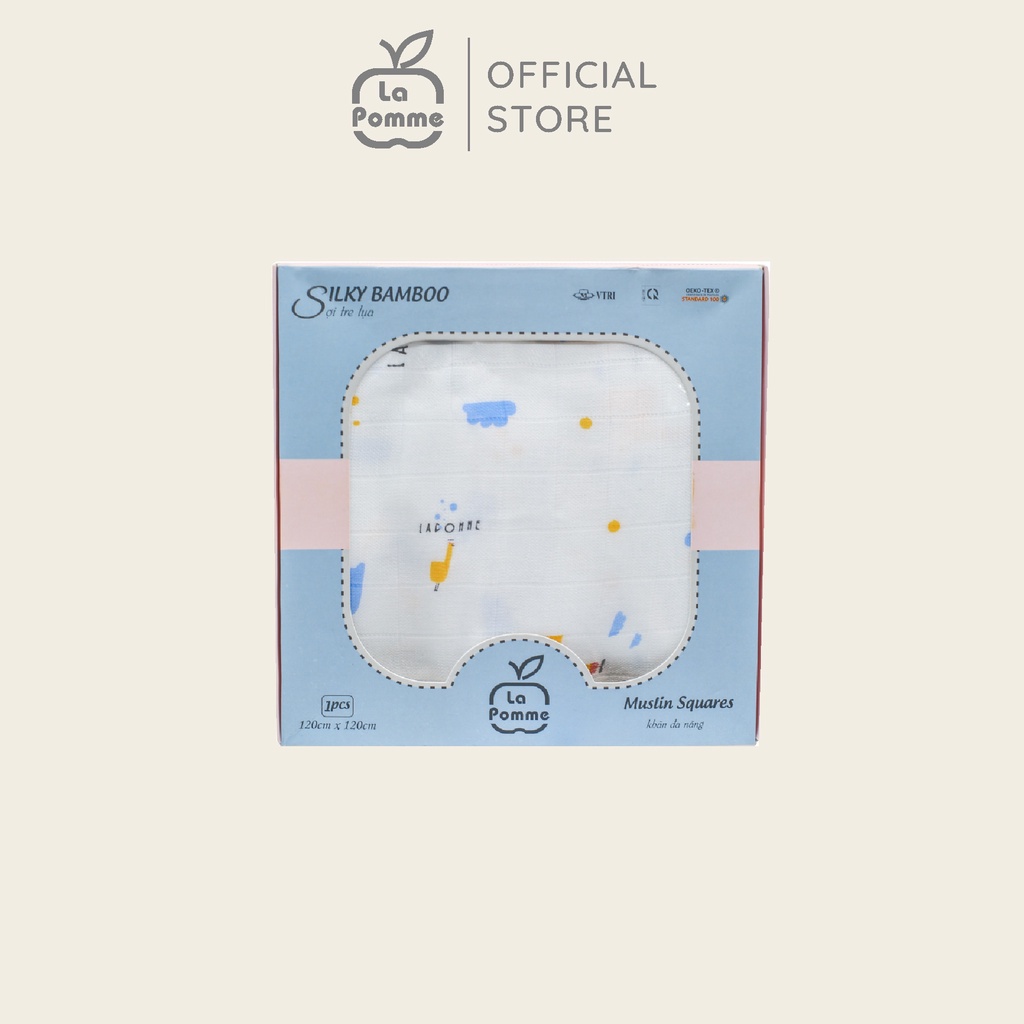 La Pomme - K003 Khăn đa năng sợi tre lụa  La Pomme LP
