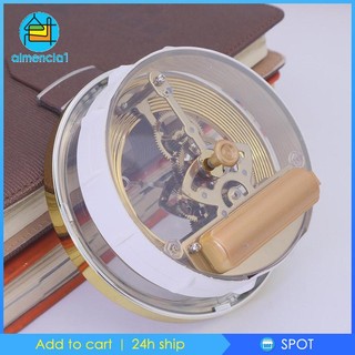 Đồng hồ dạng xương 4 "trong suốt mạ vàng dùng trang trí phòng khách diy