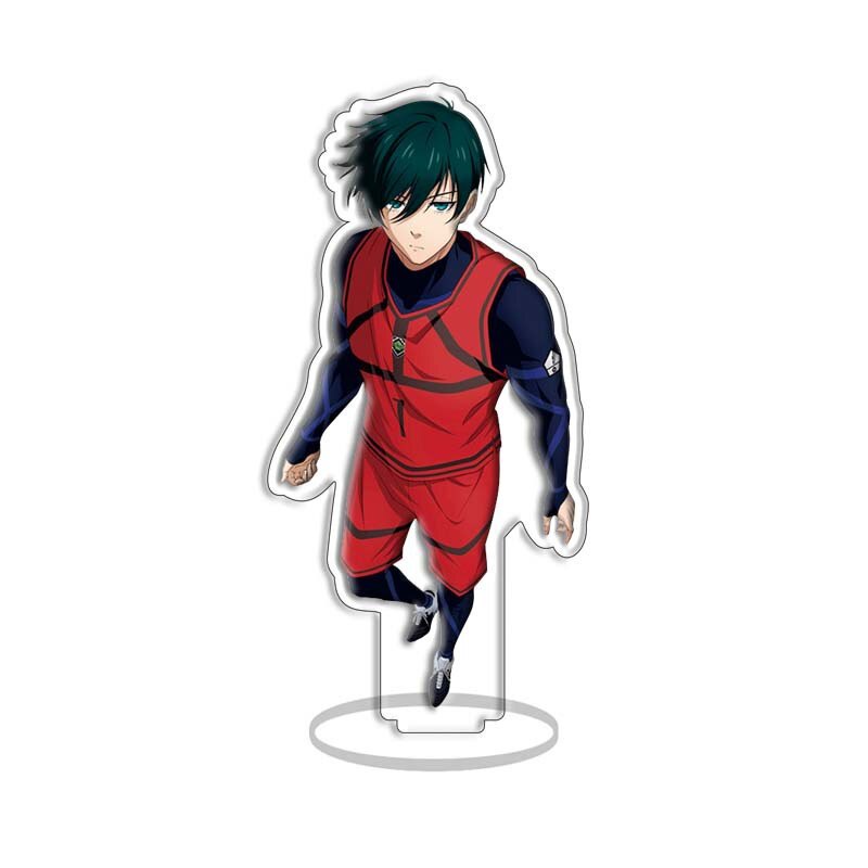 Mô hình standee Anime Blue Lock Isagi Yoichi Cosplay Acrylic Stand Chigiri Hyoma Reo Mikage trang trí để bàn 15CM