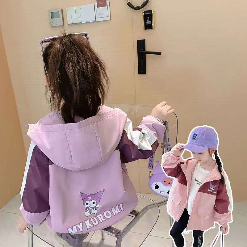 Gmn Áo Khoác Gió Phong Cách Phương Tây Thời Trang Xuân Thu 2023 Cho Bé Gái