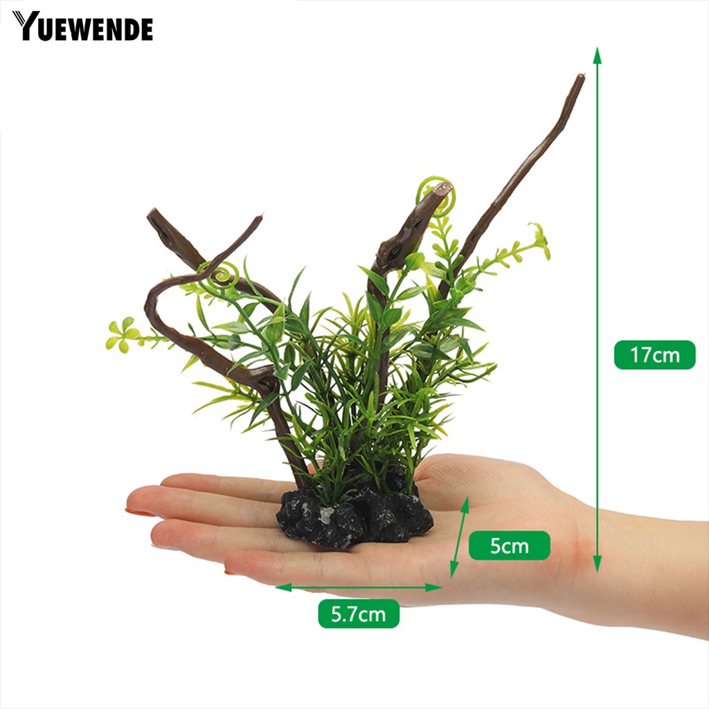 Yu.p Chậu Cây Giả Bằng Nhựa resin Giả Rễ Cây Gỗ An Toàn Cho Trang Trí Tiểu Cảnh