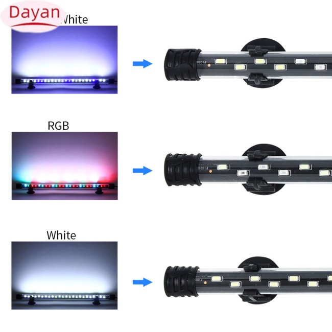 Đèn led 3 Bóng Độ Sáng Cao Chống Thấm Nước Chuyên Dụng Cho Bể Cá