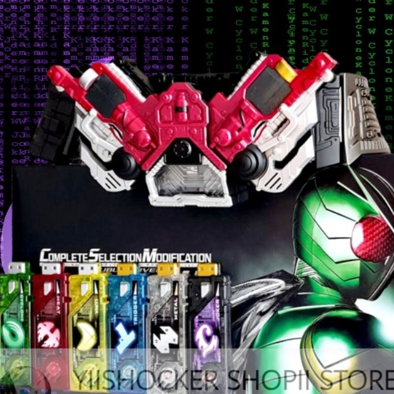 Khẩu Trang kamen rider w driver csm 1.5 gaia memory dx bootleg henshin Mở Rộng Không shf skc rah