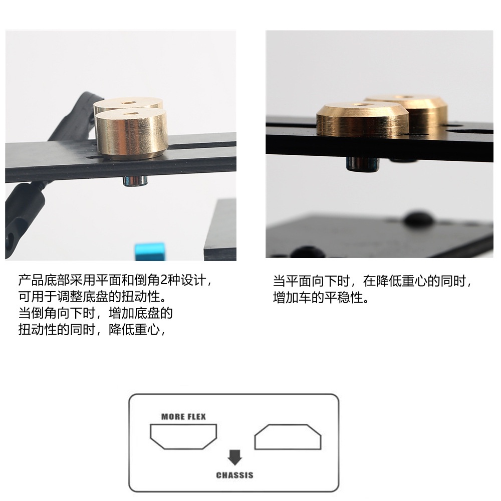 Bộ 2 Quả Cân Bằng Đồng Thau 5g / 10g Chuyên Dụng Cho tamiya hsp kyosho sakura yokomo