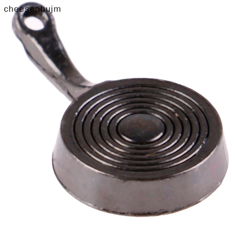 Chảo Chiên Trứng mini Bằng Kim Loại Tỉ Lệ 1 / 12 Trang Trí Nhà Búp Bê vn