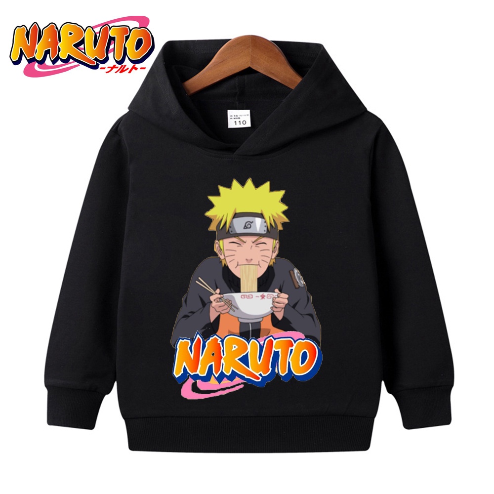 Áo hoodie In Hình naruto Thời Trang Mùa Thu 2023 Dành Cho Bé Trai 4t-14 Tuổi