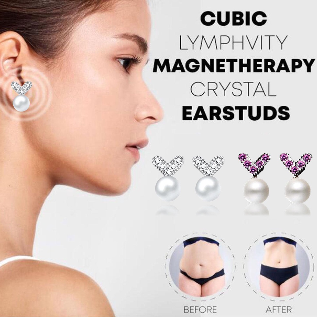 Khuyên Tai Nam Châm Châm Châm Bấm Huyệt Giảm Cân