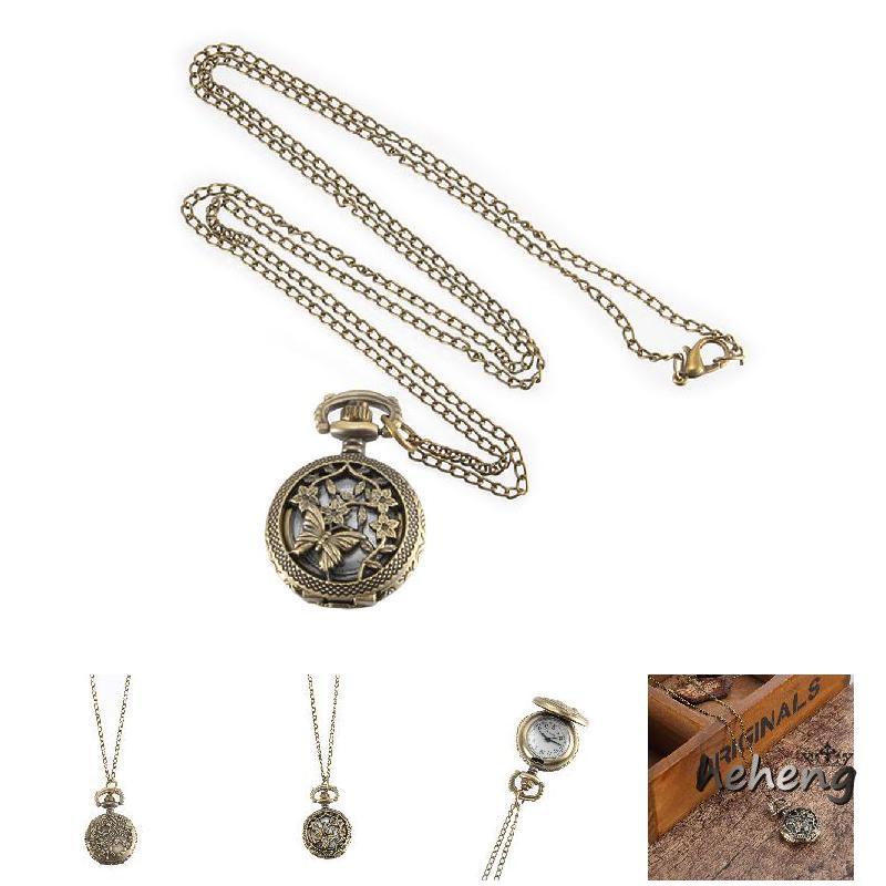 Đồng Hồ Quả Quýt Chạm Khắc Rỗng Màu Đồng vintage Có Dây Đeo Dạng Chuỗi Hạt Màu Đồng Hoa Phong Cách vintage Có Thể Làm Mát Và Có Thể Thay Đổi Màu Sắc Cho Nữ