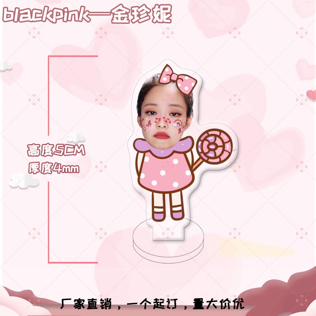 Blackpink Giá Đứng Mini Hình Lisa Jisoo Rose Jennie ANISHOP