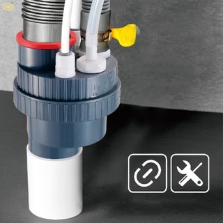 【VARSTR】Convenient Kitchen Water Drainer Tee with Front Filter Ideal for Washing Machine