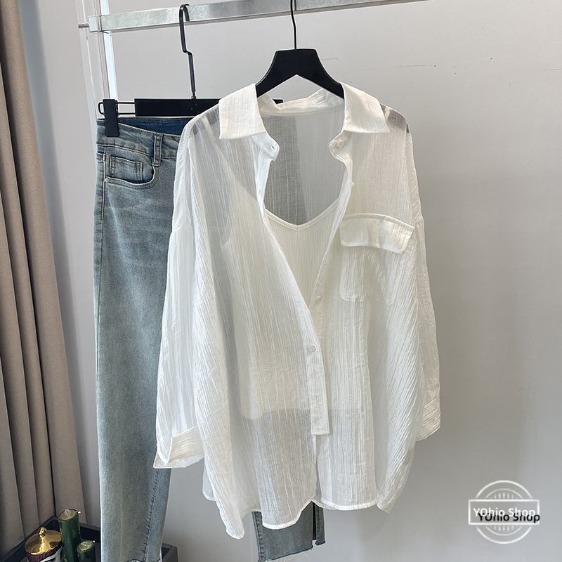 Áo Sơ Mi Màu Sắc Đơn Giản Thanh Lịch Cho Nữ