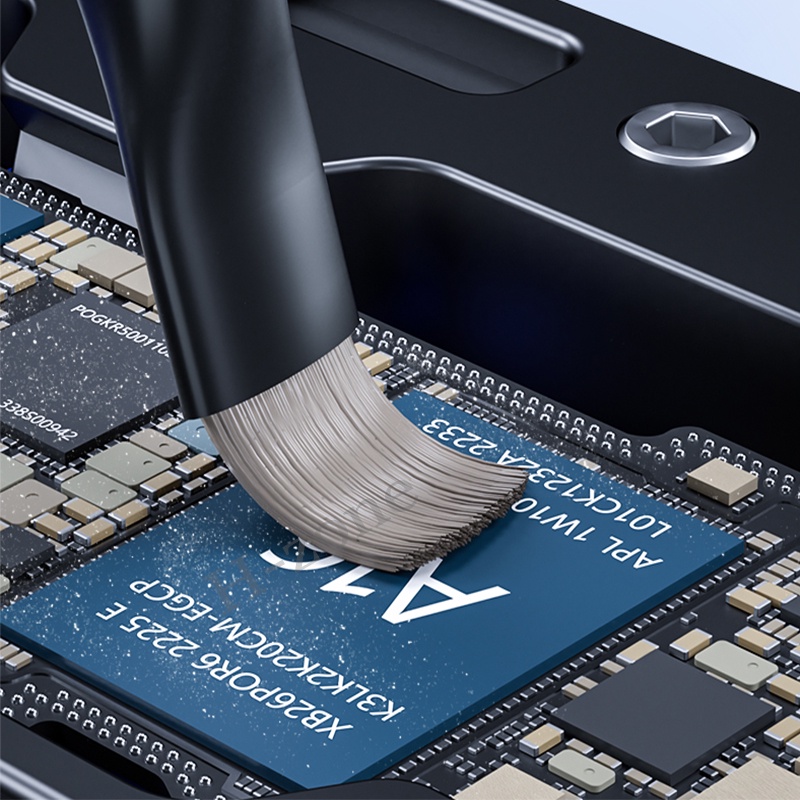 Bàn Chải Thép Cơ Khí Làm Sạch chip ic pcb Làm Sạch Bụi Ppu Cb bga