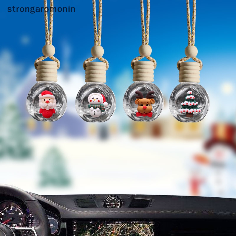 Bình Đựng Nước Hoa Rỗng 8ml Treo Trang Trí Nội Thất Xe Hơi Dịp Giáng Sinh
