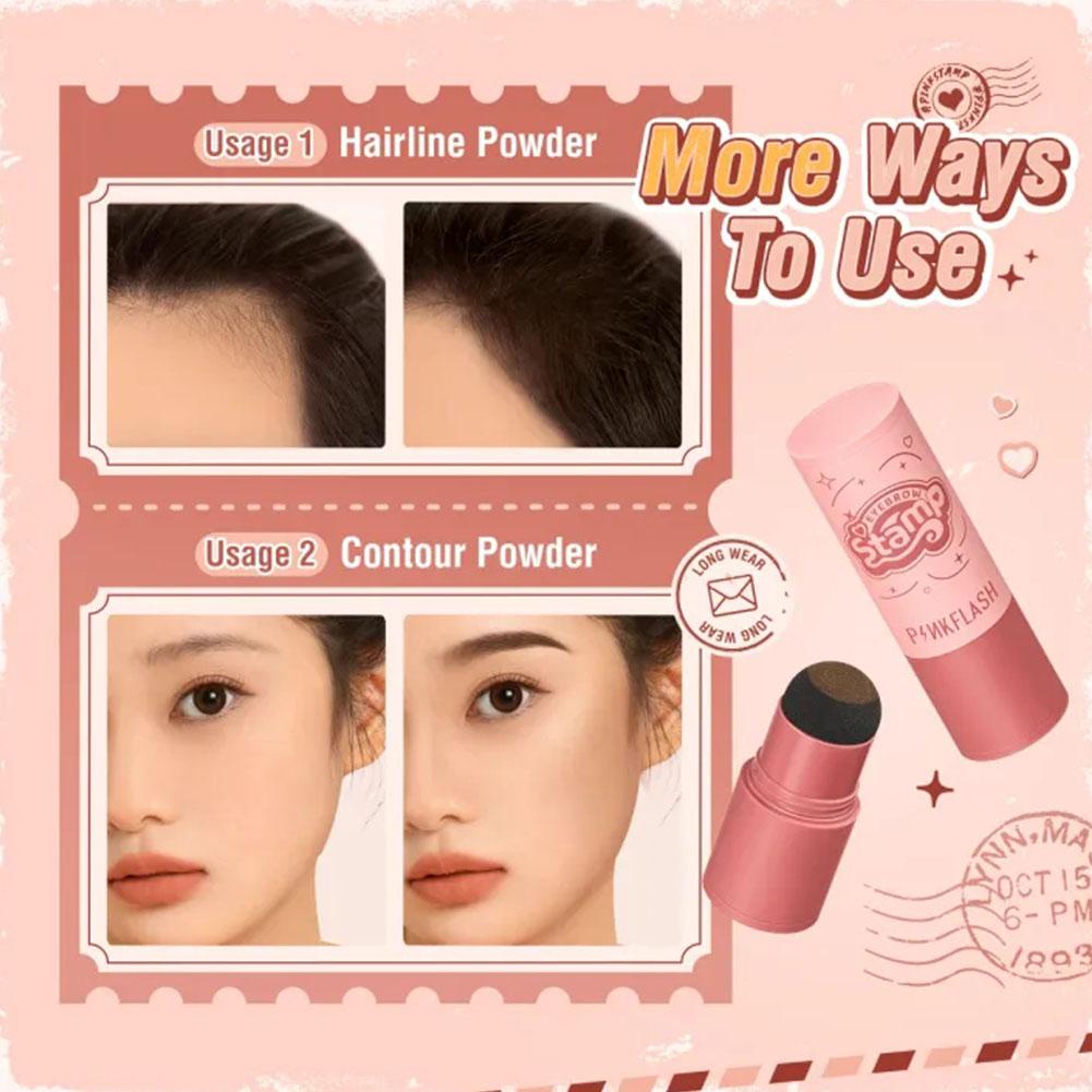 Pinkflash Phấn Trang Điểm Lông Mày Màu Lì Sắc Tố Cao Lâu Trôi Chống Thấm Nước a6s1