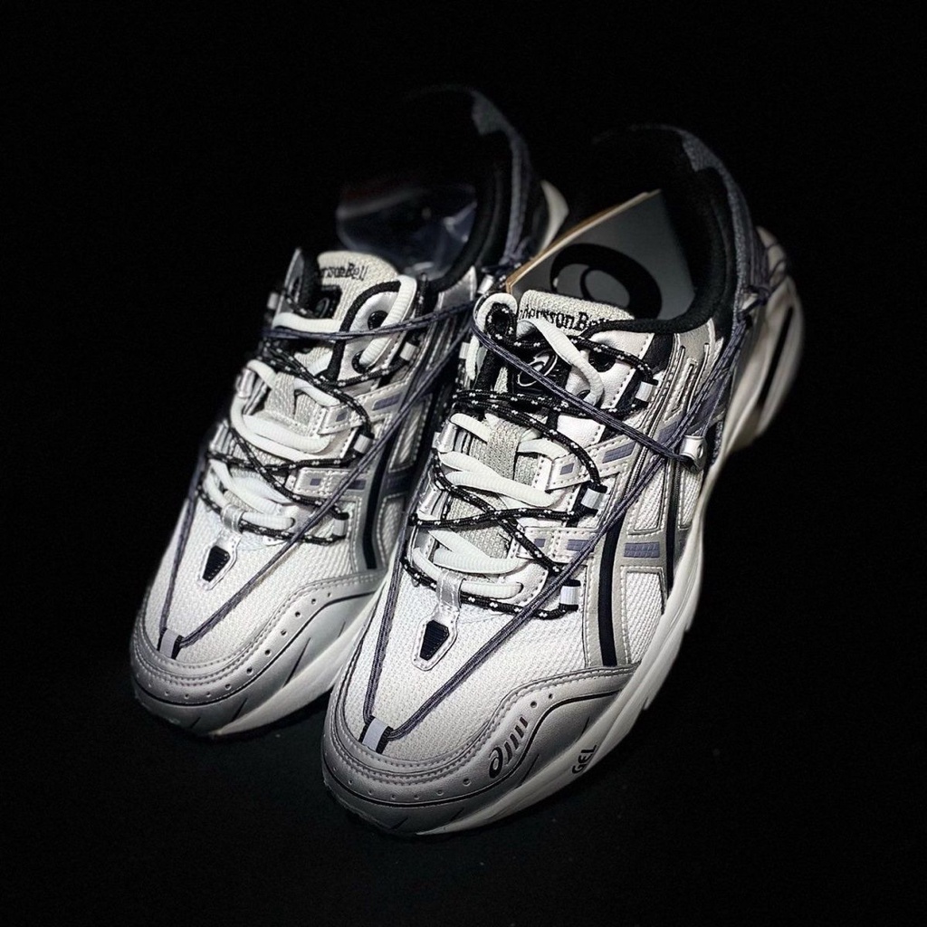 Mới Giày Thể Thao gel-1090 andersson Buộc Dây Phối Lưới Thoáng Khí Phong Cách retro