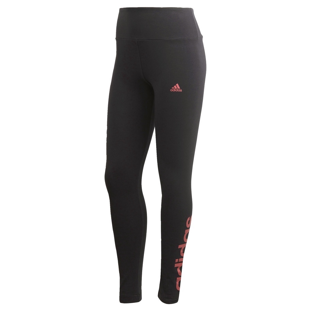 adidas Phong cách sống QUẦN LEGGING LOGO CẠP CAO ESSENTIALS Nữ Đen HL2018
