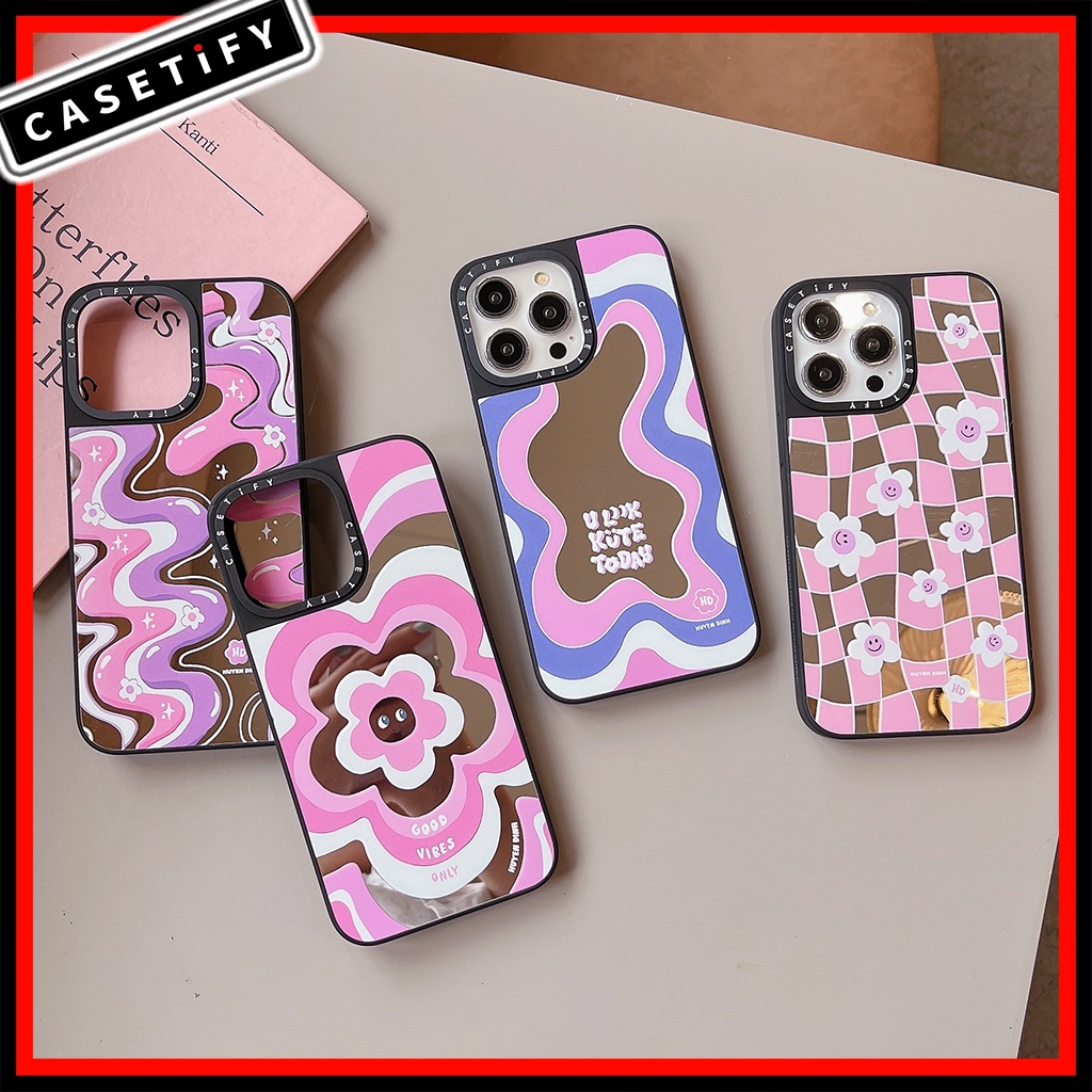 Ốp Điện Thoại Họa Tiết Hoa Mặt Cười Cho iphone14promax ip13pro 13 iphone11 12promax 13promax 12 13 14