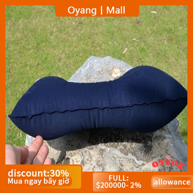 Gối Ngủ Bơm Hơi Chống Trượt Có Thể Gấp Gọn Tiện Dụng