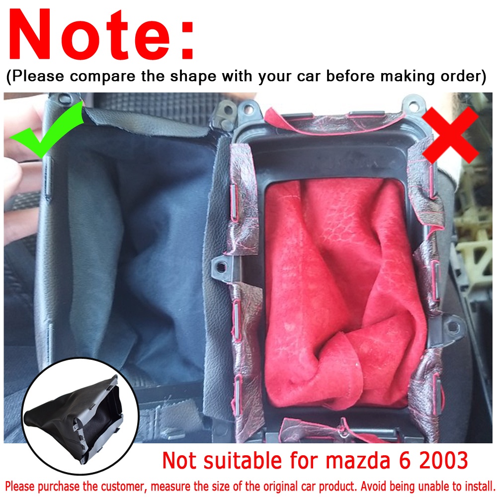 Bao Da Bọc Cần Số Xe Hơi mazda 6 2002 2004 2005 2006 2007