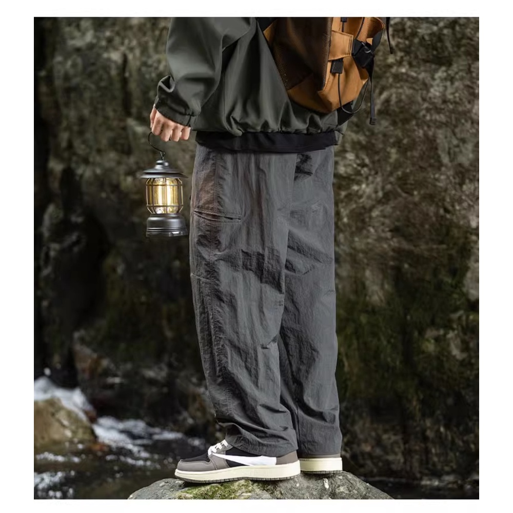 Quần Dài Leo Núi Thoáng Khí Mau Khô Có Túi Bên Hông Dành Cho Nam