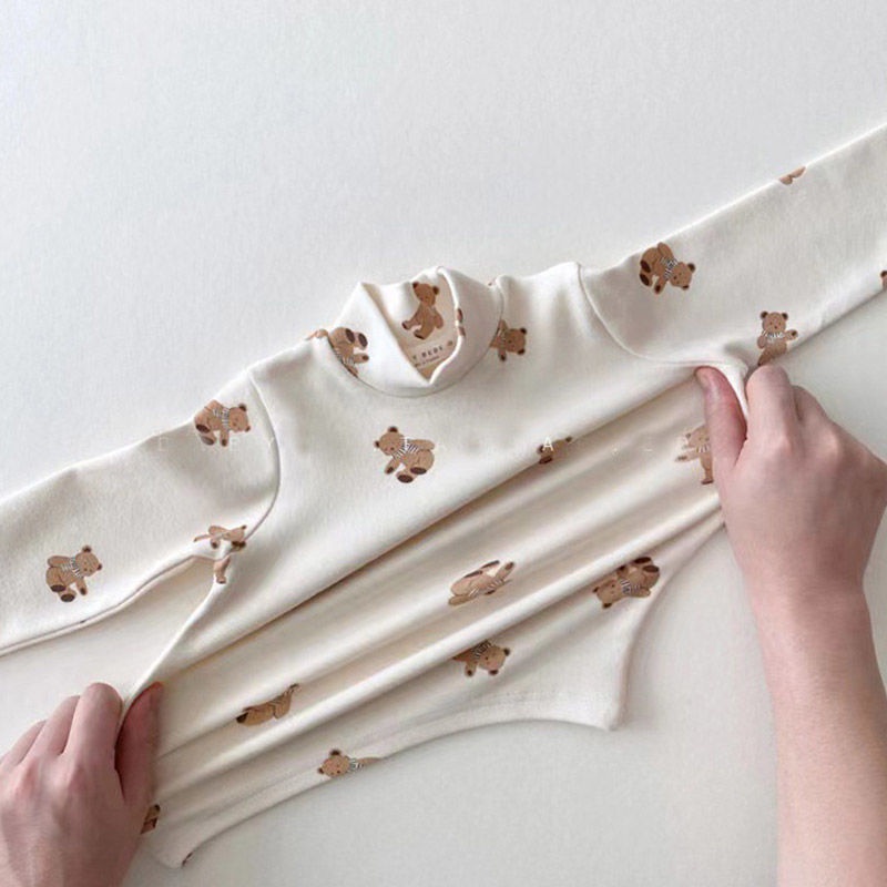 Áo Thun Tay Dài Cổ Cao Thời Trang Thu Đông Dành Cho Nam Nữ