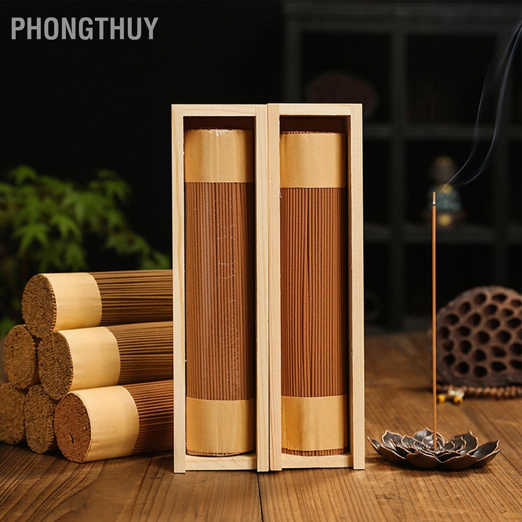 Nhang Trầm Hương Không Tăm 200g - Nhang thơm nguyên chất tự nhiên thơm lâu dài cho gia đình