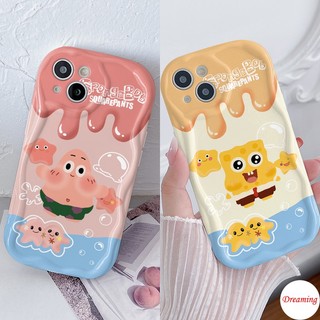 Ốp Lưng Samsung Galaxy A06 A05 A02 A03 A04 A13 A14 A15 A20 A50 A30 A22 A23 A24 A25 A31 A32 A33 A34 A35 A51 A55 M34 Kem gợn sóng cong cạnh Motif Động vật biển dễ thương và nụ cười