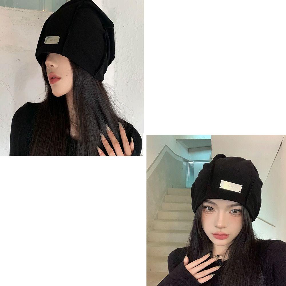 Nón Trùm Đầu Dày Dặn Ấm Áp Chống Lạnh Phong Cách hip hop Thời Trang Thu Đông Cho Nữ