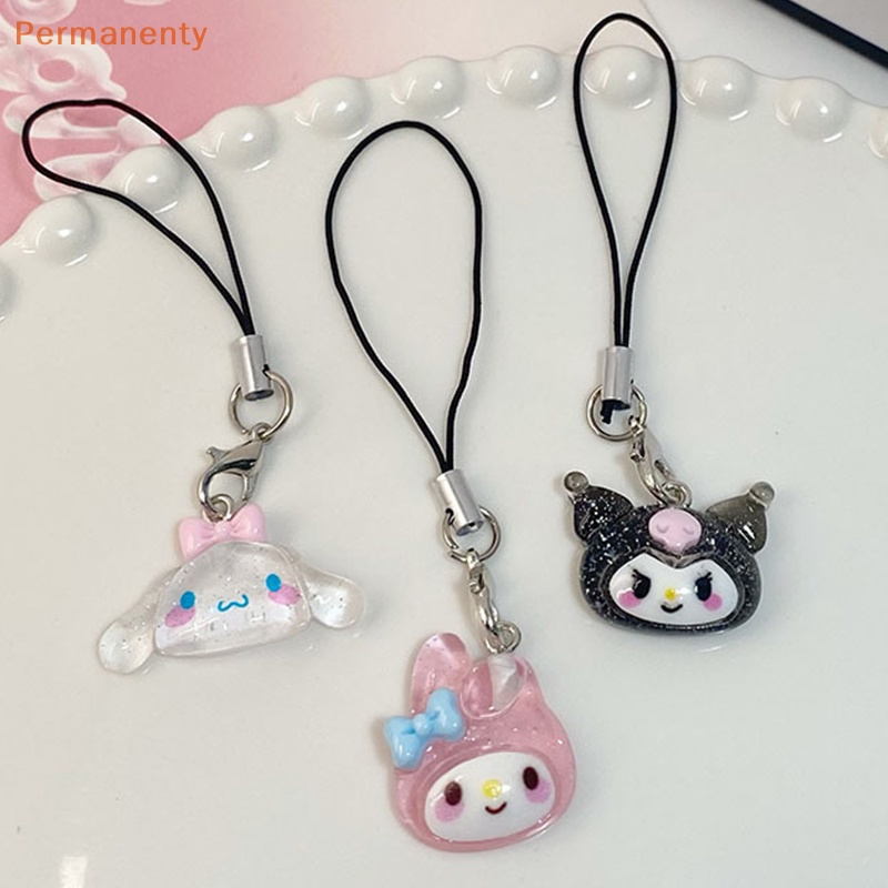 Sanrio anime my melody Móc Khóa Túi Xách Điện Thoại Dễ Thương Nữ Tính Dây Treo Trang Trí Hoạt Hình melody Đáng Yêu