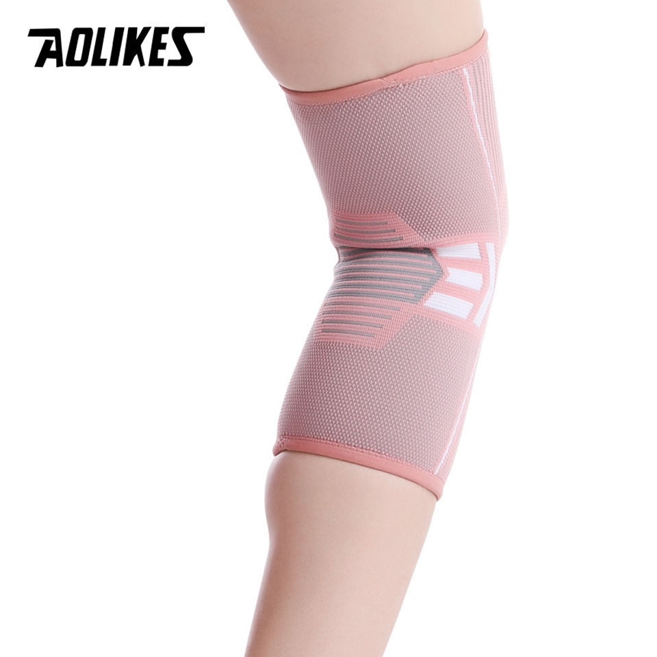 Aolikes 1 Cặp Đệm Bảo Vệ Đầu Gối Hỗ Trợ Tập yoga / Thể Thao / Chạy Bộ / Đạp Xe Dành Cho Nam Và Nữ