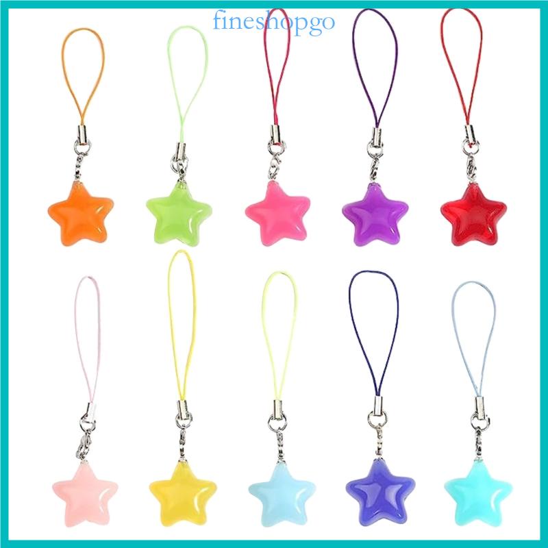 Hạt Pha Lê Hình Ngôi Sao Tua Rua Dùng Làm Trang Sức / Móc Khóa / Vòng Tay