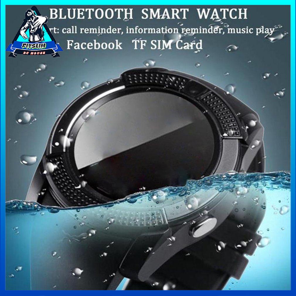 Portable Waterproof Smart Watch Men Camera Smartwatch Pedometer Wristwatch
