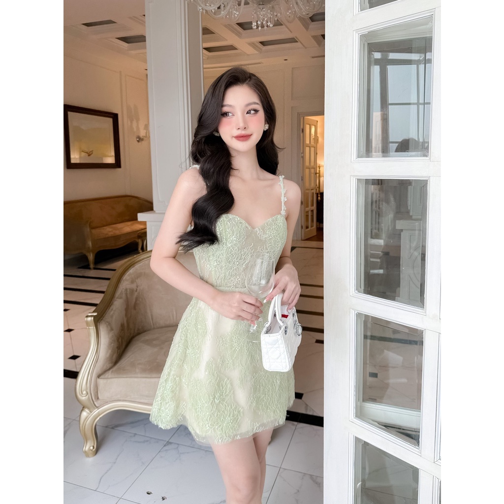 ĐẦM REN 2 DÂY   -  C05085